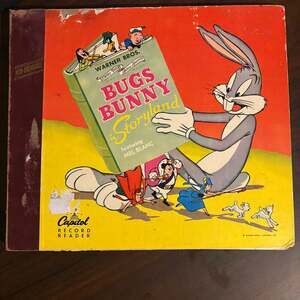 Mel Blanc - Bugs Bunny In Storyland - 2 x Vinyl (10", 78 RPM) Record
